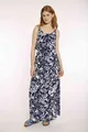 Maxikleid "LG V DR Do44ris", Gr. XXL (44) - N-Gr, 7628 navy flower N-Gr