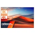 celexon HomeCinema Perform CLR UST-Rahmen-Hochkontrast-Leinwand 100“ | 221,5x124,5 cm 16:9 | 8K, Full-HD Projektionsleinwand, mit höhenverstellbarer Wandmontage | NUR für Ultrakurzdistanz-Beamer!