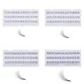 (4 Stk) Extension Cils Kit Faux Individuel - 8, 10, 12, 14mm Wimpernverlängerung