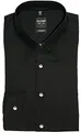 Olymp Herren Hemd LEVEL 5 BODY FIT extralange Ärmel- Gr. 42, Schwarz