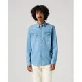 Levi's für Herren. 85744-0047 Barstow Standard Fit Hemd blau (XS), Lässig, Baumwolle, Langarm