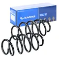 2x SACHS Fahrwerksfeder Hinten für SKODA OCTAVIA II VW CC B7 GOLF VI JETTA IV