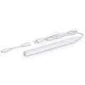 SEBSON LED Unterbauleuchte Küche 30cm mit Stecker und Schalter, 4000K Neutralweiß 5W 800lm, LED Lichtleiste 230V, Küchenlampe Unterbau 300x30x22mm