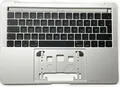 Topcase Handauflage mit Tastatur für MacBook Pro 13" Retina A1989 2018-2019 Silber