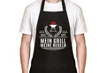 YORA Grillschürze für Männer lustig - Mein Grill, (Set, 2-tlg., Grillschürze + personalisierbarer Urkunde), das perfekte Geschenk für alle Männer, die Grillen lieben