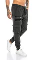 RedBridge Jogginghose im Cargo Design - Bequeme Passform mit Zipper Details Zipper Details