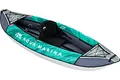 Aqua Marina , 1er Kajak aufblasbar im Set Laxo-285 2022 9‘4“ 1 Person Paddelboot Kanu mit Paddel, Pumpe, Rucksack 285 x 90 cm