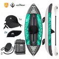 Kajak aufblasbares Kayak Kanu Schlauchboot 1er Boot Set Tourenkajak Aqua Marina