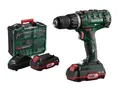 PARKSIDE Akku Bohrschrauber Koffer Zubehör 20 Volt mit 2x Akku und Ladegerät