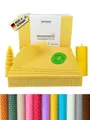 Wachsmann Bienenprodukte Bastelnaturmaterial Bienenwachsplatten, 20 x 15 cm, 20 Stück, 100% echtes Bienenwachs