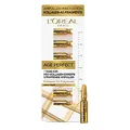 L'Oréal Paris Straffende Ampullen 7-Tage-Kur für reife Haut, Anti-Aging Gesichtspflege mit Anti-Falten Effekt, Mit Kollagen-AS-Fragmenten, Age Perfect Pro-Kollagen Experte, 7 x 1,3 ml