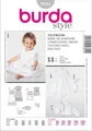 Burda Style Schnittmuster #9804 Kinder Taufkleid mit Jacke und Mütze Gr. 62-86