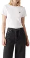 Levi's Damen Essential HM SS Tee T-Shirt, White +, L