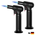 Flambierbrenner S907 2er-Pack Nachfüllbar Sicherheitsschloss C