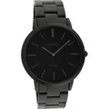 Oozoo Edelstahl Damen Uhr C20025 Quarzuhr Armband schwarz Vintage D2UOC20025 - Schwarz