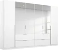 Drehtürenschrank RAUCH "Kleiderschrank Schrank Ankleide Garderobe Schlafzimmerschrank MEMPHIS", weiß, B:270cm H:210cm T:54cm