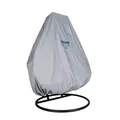 Home Deluxe - Regenabdeckung Cape Twin - Hellgrau |⌀ 232 cm, Abdeckung für Gartenmöbel, Abdeckplane