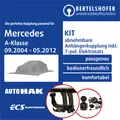 Für MERCEDES A-Klasse Typ W169 09.2004-05.2012 AHK abn +7pol spez. E-Satz TOP