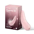 Satisfyer 'Curvy 2 Connect App' Klitoris-Sauger 13,5 cm | Druckwellen-Vibrator Sex-Spielzeug für Sie | Klitoris-Stimulation leise & stark | Auflegevibrator mit Vibrationen und App | Farbe: pink