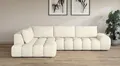Ecksofa OTTO HOME "AZITA L-Form, XXL 352 cm Designsofa in Bubble-Opitk", beige (creme), B:352cm H:72cm T:210cm