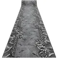 Läufer Bcf Morad Trio Blumen, Blätter Grau / Creme 100 Cm Grey 100x440 Cm