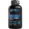 Knockout - Sleep & Recover Support - 120 Kapslen mit Shoden® Ashwagandha Extrakt, Magnesium, L-Tryptophan, natürliches L-Theanin aus Grüntee, Baldrian - Vegan