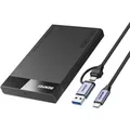 BENFEI Festplattengehäuse 2.5 Zoll Festplattengehäuse SATA III USB 6Gbps