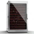 Klarstein Dörrgerät, Dörrautomat für Gemüse, Obst, Pilze & Fleisch, 2000W Edelstahl-Dörrautomat, Trockenautomat mit 20 Metallgitter, Dörrgerät mit 24H Timer & Touch-Display, Food Dehydrator