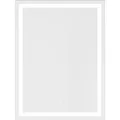 Kristall-Form LED-Lichtspiegel FrameLight I 60 cm x 80 cm rechteckig