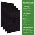 MYVOLTAICS 4x 440+ Watt Premium Hochleistungsmodule – Doppelglas transparent Variante zur Stromerzeugung von beiden Seiten (bifazial)