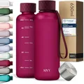 KIVY Trinkflasche 650ml [BPA FREI] Auslaufsicher & Spülmaschinenfest - Wasserflasche für Kinder & Erwachsene - Water Bottle Small - Trinkflasche Klein - Tritan Flasche für Kohlensäure geeignet