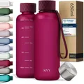 Trinkflasche 650ml BPA FREI Auslaufsicher & Spülmaschinenfest  Wasserflasche ...