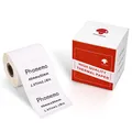 Phomemo M110 Etikett Phomemo Multifunktional Thermo selbstklebendes Etikett,1.57"x1.18" (40x30mm),kompatibel mit M110 M200 M120 M220 M221 M108 M102 M100 M150 M250 M260 Etikettendrucker, 230/Rolle