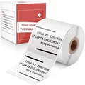 M110 Etikett Multifunktional Thermo selbstklebendes Etikett,1.57"x1.18" 40x30...