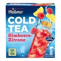 Meßmer Cold Tea Himbeere-Zitrone | Früchtetee | Kaltaufguss | ohne Zuckerzusatz | 14 Pyramidenbeutel
