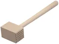 2 x Fleischhammer Fleischklopfer Holzhammer L 29 x B 7,2 x H 4 cm aus Buchenholz
