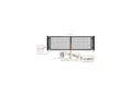 Fa-Bausysteme Doppelflügeltor Anthrazit 4000 x 2000 mm