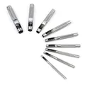 XPOtool Locheisen Set 3-12mm Lochpfeifen Carbonstahl Lochstanze Lochschneider