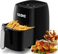 YASHE 4, 2L Heißluftfritteuse mit LED-Touchscreen, 1500W Airfryer mit 6 Programmen, Rot