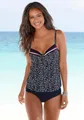 Bikini-Hose "Minimal", uni und bedruckt in höherer Form, Gr. 36 - N-Gr, marine N-Gr