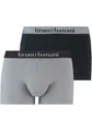 Bruno Banani Boxer Flowing (2er Pack) mit kontrastreichem Logobund