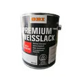 2L Weisslack Hochglänzend BEULE Holz-Metall  weissefarbe