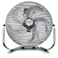 Brandson Metall Ventilator 50cm Windmaschine 120W 5 Blätter Chrom