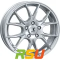 4x itWheels Kira gloss silver 7.5x18" ET45 LK5 100 ML 57.1 Alufelgen 18 Zoll
