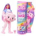 Mattel HKR04-Barbie-Cutie Reveal-Puppe+Kostüm 10Überraschungen,Teddybär