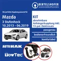 Für MAZDA 3 Stufenheck Typ BM 10.2013-06.2019 AHK abn +13pol sp. E-Satz NEU TOP