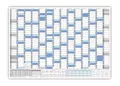 Wandkalender DIN B1 2026 nass abwischbar Jahresplaner Format 100x70cm gerollt