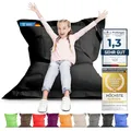 LAZY BAG Riesen-Sitzsack XL 160x125 cm mit 300 Liter | Sitzkissen 2-in-1 für Kinder & Erwachsene | Bequeme Indoor & Outdoor mit 3 Mio. EPS-Perlen für perfekte Ergonomie | Deutscher Marken Hersteller