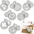14 Stück Kaffee und Kuchen Decorations Schablonen // 11cm und 7cm // KAFFEE