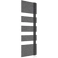 Handtuchheizkörper Garda, schwarz matt - 1708 x 600 mm